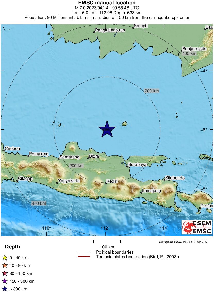 Cutremur Major Cu Magnitudinea De 7 0 Grade In Indonezia Regiunea