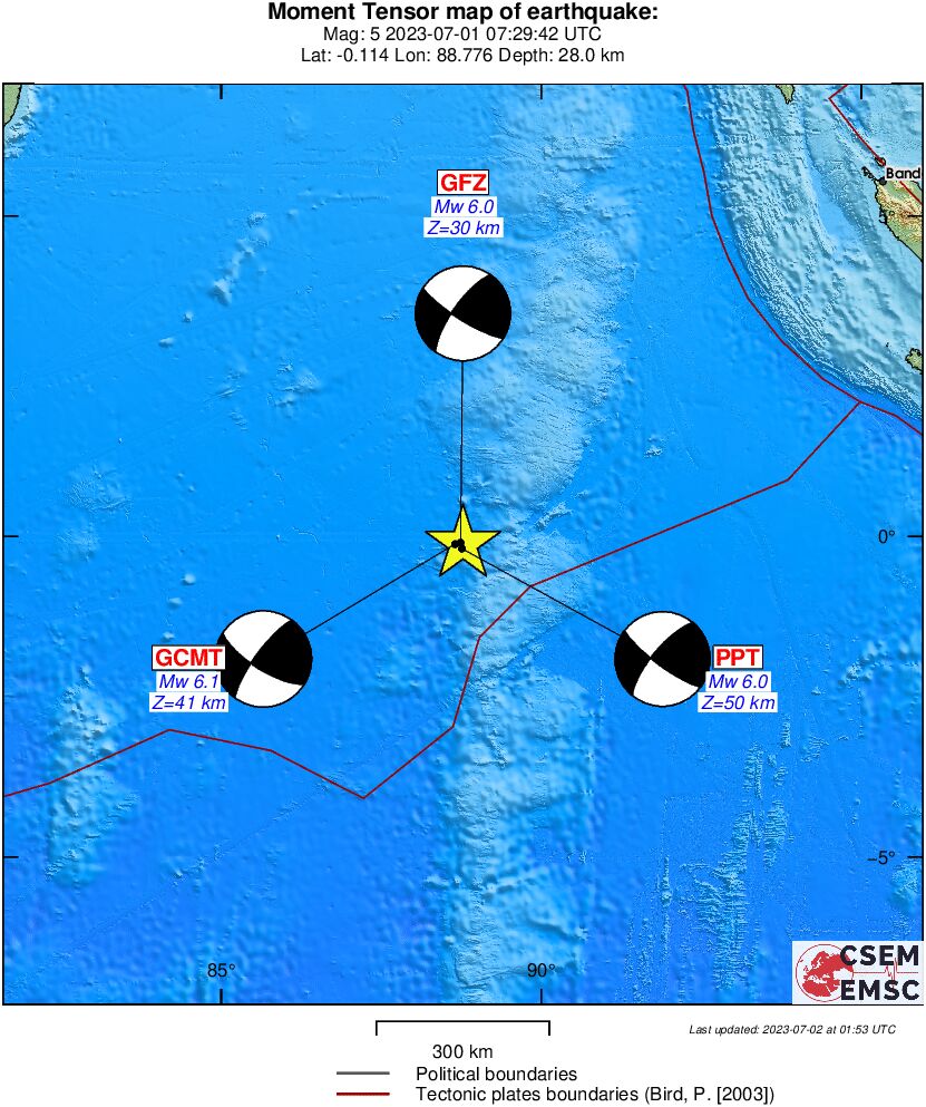 Cutremur Puternic Cu Magnitudinea In Oceanul Indian Regiunea