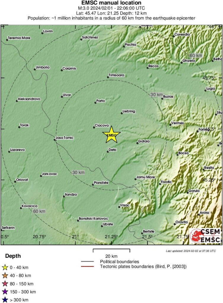 Cutremur Crustal Cu Magnitudinea De Grade In Banat Zona Voiteg